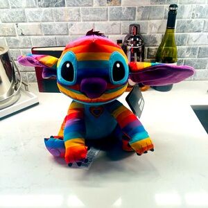 Disney Parks Stitch Plush Lilo & Stitch 12 1/2''‎ Pride Collection NWT